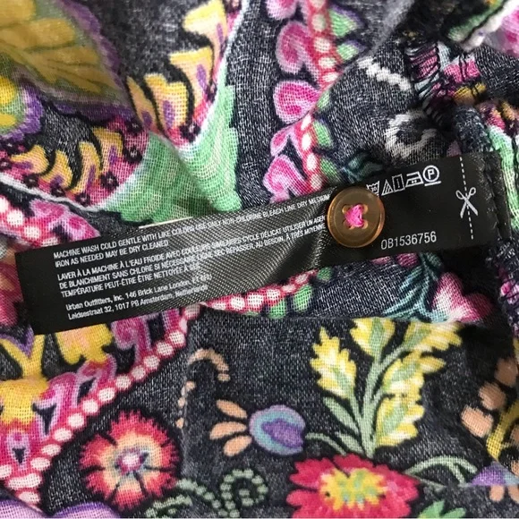 Anthropologie Paisley Purple Bohemian Tunic - Picture 9 of 9